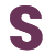 S icon